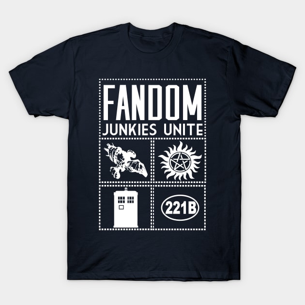 Fandom Junkies T-Shirt by kurticide